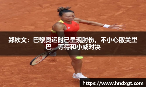 郑钦文：巴黎奥运时已呈现肘伤，不小心取关里巴，等待和小威对决