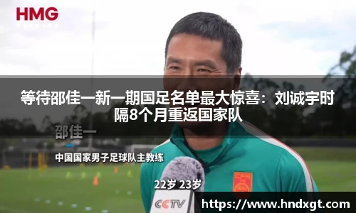 等待邵佳一新一期国足名单最大惊喜：刘诚宇时隔8个月重返国家队